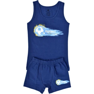 İki Yıldız Erkek Çocuk Futboll Baskılı Atlet Boxer Takım 6047 BGL-ST03475