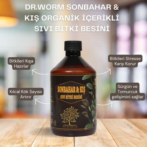 Dr. Worm Sonbahar & Kış Özel Bakım Organik İçerikli Sıvı Bitki Besini (Bitkilerinizi Kış Dönemine Hazırlar ve Kışın Olumsuz Etkilerinden Korur)