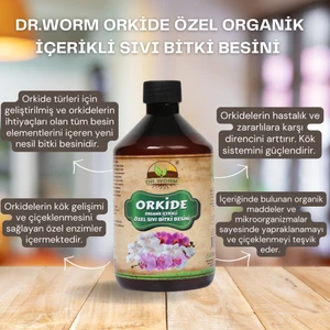 Dr. Worm Orkide Özel Organik İçerikli Sıvı Bitki Besini 500 ml
