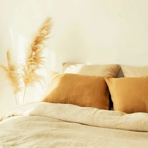 Yıkanmış Keten 2'li Yastık Kılıfı 50X70XM