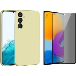 Samsung Galaxy A54 5g Ile Uyumlu Soft Yumuşak Telefon Kılıfı ve Hayalet Privacy Ekran Koruyucu Seti