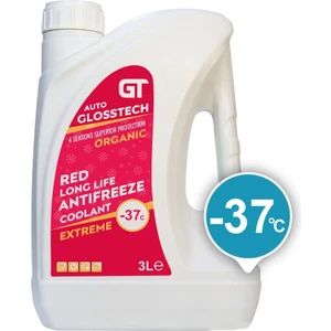 Auto Kama Auto Glosstech Car Coolant Red Antifreeze - 37°c 3litre Kırmızı Antifriz