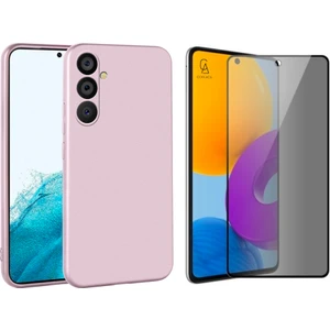 Samsung Galaxy A54 5g Ile Uyumlu Soft Yumuşak Telefon Kılıfı ve Hayalet Privacy Ekran Koruyucu Seti