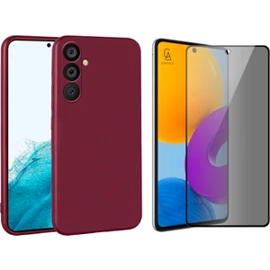 Samsung Galaxy A54 5g Ile Uyumlu Soft Yumuşak Telefon Kılıfı ve Hayalet Privacy Ekran Koruyucu Seti