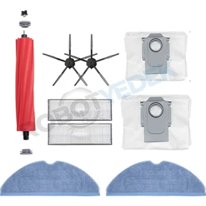 Roborock S7 Maxv Ultra Uyumlu Yedek Fırça Hepa Filtre Toz Torba  Mop Seti-9 Parça