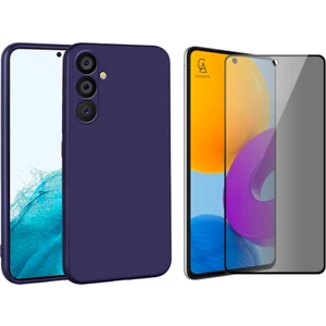 Samsung Galaxy A54 5g Ile Uyumlu Soft Yumuşak Telefon Kılıfı ve Hayalet Privacy Ekran Koruyucu Seti