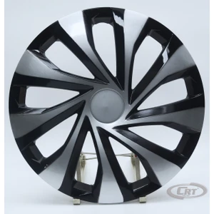 Jant Kapağı Siyah-gri Kırılmaz 15" Universal Model (Amblem Hediyeli) (1 Adet)