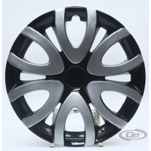 Jant Kapağı Siyah-Gri Kırılmaz 15" Renault Model (Amblem Hediyeli) (1 Adet)