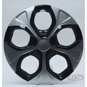Jant Kapağı Siyah-gri Kırılmaz 15" Universal Model (Amblem Hediyeli) (1 Adet)