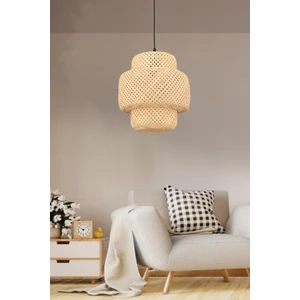 Istanbul Avize Rattan 30 cm Avize Bambu,iskandinav,bohem,modern Aydınlatma