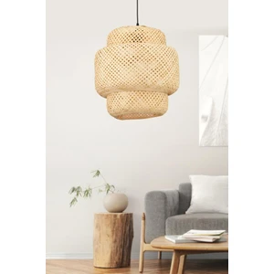 Istanbul Avize Rattan 40 cm Avize Bambu,iskandinav,bohem,modern Aydınlatma