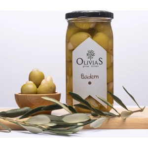 Badem Dolgulu Yeşil Zeytin 370 cc (200-220 Gr)