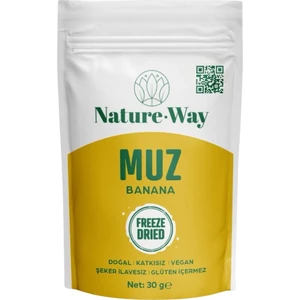 Nature Way Dondurulmuş Kurutulmuş Muz