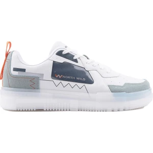 NORTH WILD Planet Unisex Sneakers - Beyaz-Oranj