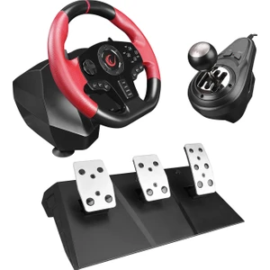 Speed W20 PS3/PS4/PC/XBOXONE/XBOX360 /swıtch 3 Pedallı -El Vitesli Gaming Oyuncu Direksiyonu