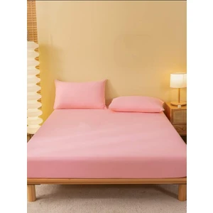 Ranforce Pamuklu  Yastık Kılıflı Lastikli Çarşaf Takımı 100 x 200