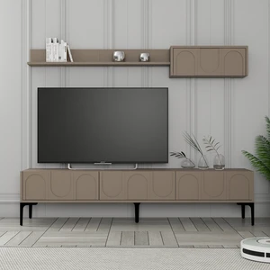 Variant Mobilya Variant Lyon Duvar Raflı Tv Ünitesi - Atlas / Siyah