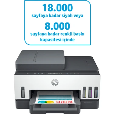 Hp Smart Tank 750 Renkli Yaz/tar/fot Wi-Fi A4