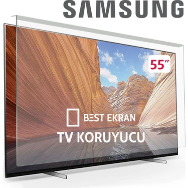 Best Ekran Samsung 138 Ekran 55" Inç Tv Ekran Koruyucu OLED QLED Crystal Neo 4K-8K Smart Uhd Full