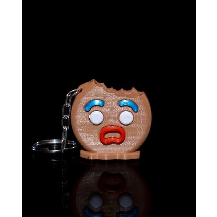 Shrek Zencefilli Kurabiye Adam Kafası Hareketli Anahtarlık Çanta Süsü 4cm