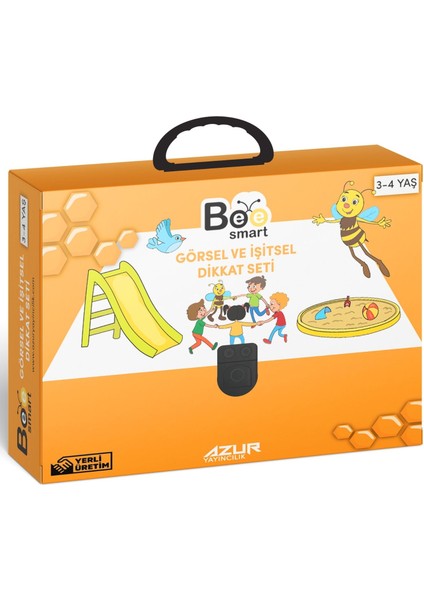 Bee Smart Görsel ve İşitsel Dikkat Seti 3-4 Yaş
