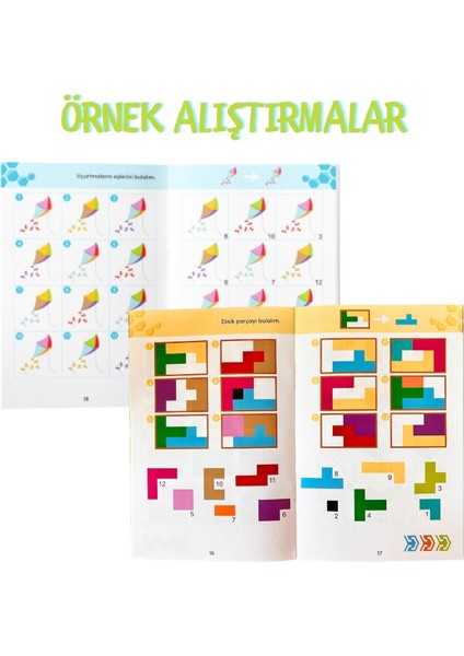 Bee Smart Görsel ve İşitsel Dikkat Seti 5-6 Yaş