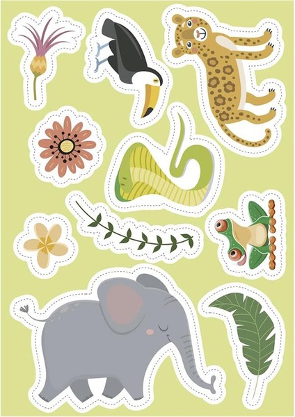 The Jungle - Sticker And Activities modelleri