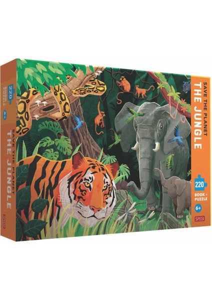 Dünyayı Koru-Orman-İkisi Bir Arada Puzzle ve Kitap
