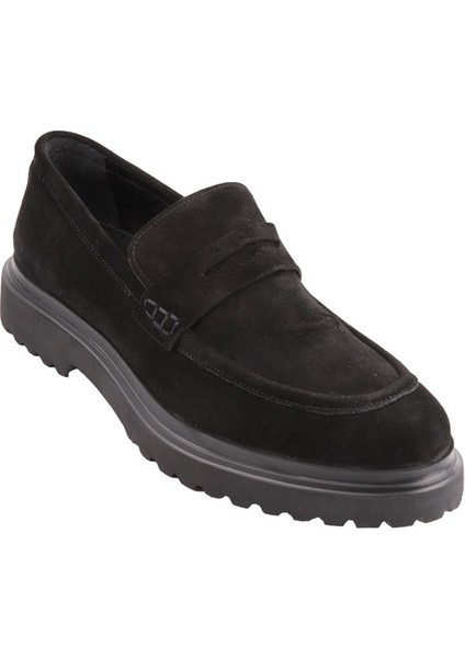 18542 Siyah Süet Loafer Ayakkabı fiyatları