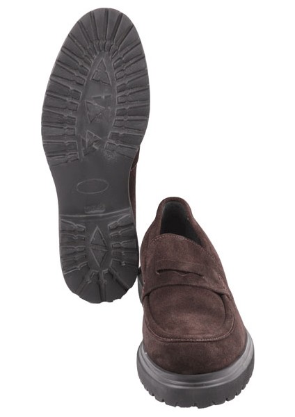 18542 Kahve Süet Loafer Ayakkabı fırsatları