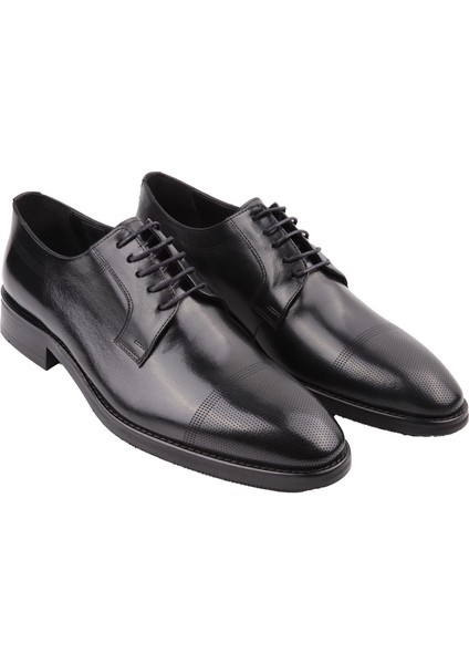 19709 Siyah Klasik Deri Ayakkabı modelleri