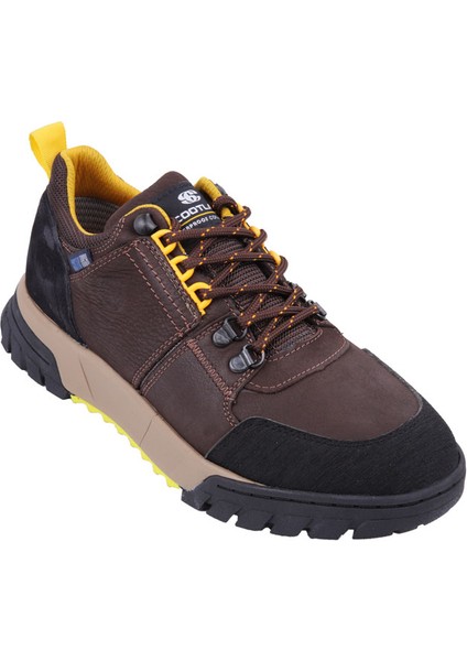 Marcomen 18497 Siyah-Kahve Sneaker Ayakkabı
