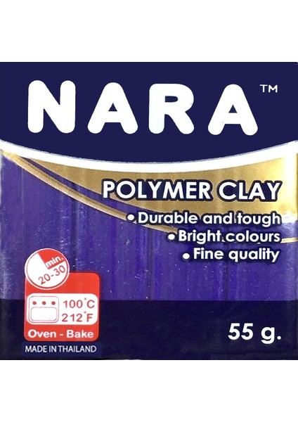 Nara Polimer Kil 55 Gram PM20 Indigo 6'lı Şirink