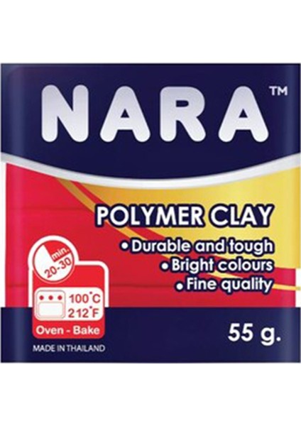 Nara Polimer Kil 55 Gram PM19 Crimson 6'lı Şirink