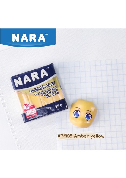 Nara Polimer Kil 55 Gram PM35 Amber Yellow 6'lı Şirink modelleri