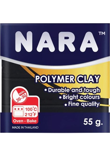 Nara Polimer Kil 55 Gram PM24 Black 6'lı Şirink