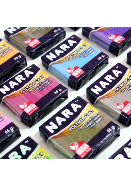 Nara Polimer Kil 55 Gram PM34 Amethyst 6'lı Şirink