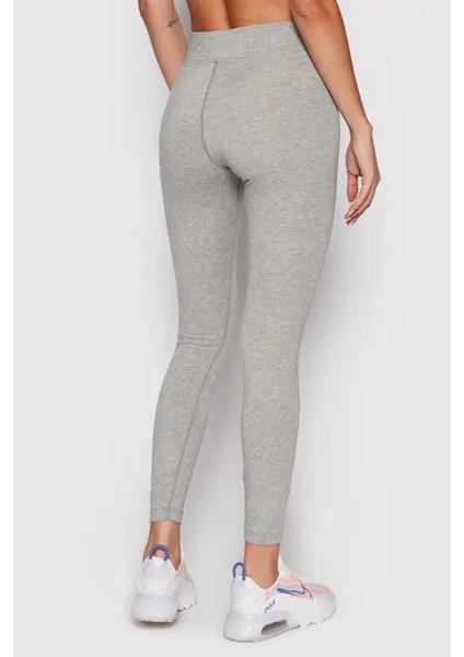 Sportswear Essential Cotton Swoosh Leggings Gray Pamuklu Kadın Taytı Gri fiyatları