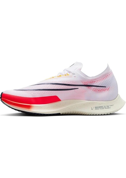 Zoomx Streakfly Runnig Shoes White Yürüyüş Koşu Ayakkabısı Beyaz Kırmızı fırsatları