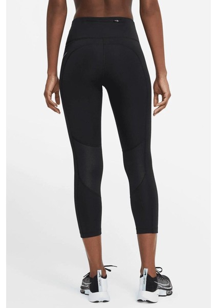 Fast Dri Fit Crop Leggings Black Kısa Crop Çok Cepli Toparlayıcı Tayt Siyah fiyatları