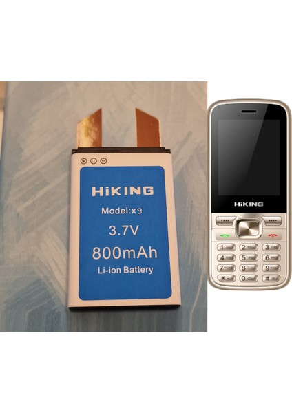 Hiking X9 Tuşlu Telefon Kaliteli Batarya Uzun Ömürlü X9 Hiking