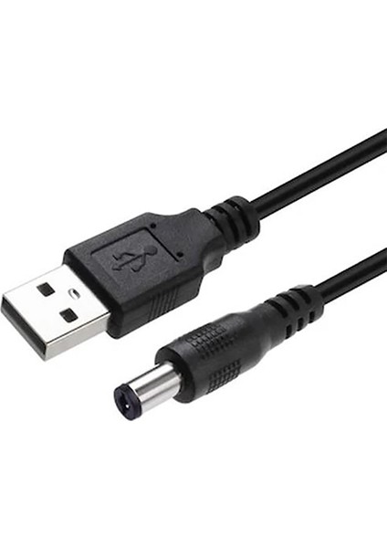 MF-GK01 5.5x2.5mm Jack USB Güç Kablosu 80CM