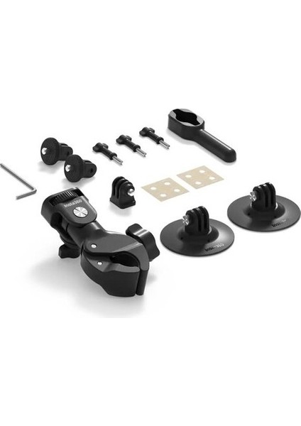 Motorcycle Mount Bundle (Yeni Versiyon) / 114 cm Invisible Selfie Stick 24FİLM fırsatları