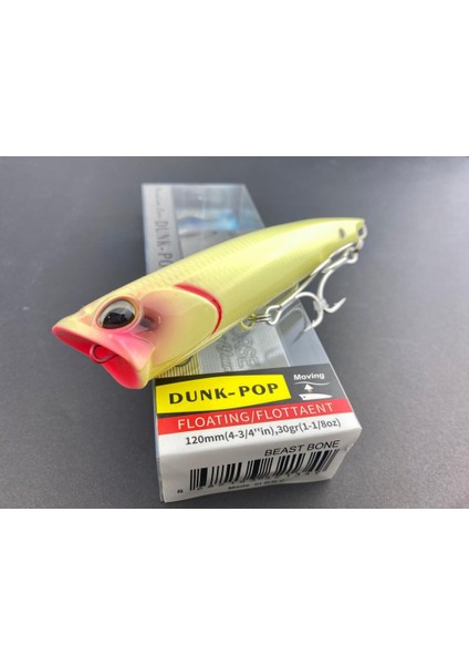 Sea Horse Dunk Pop 120F 30 gr Su Üstü Popper Maket Balık