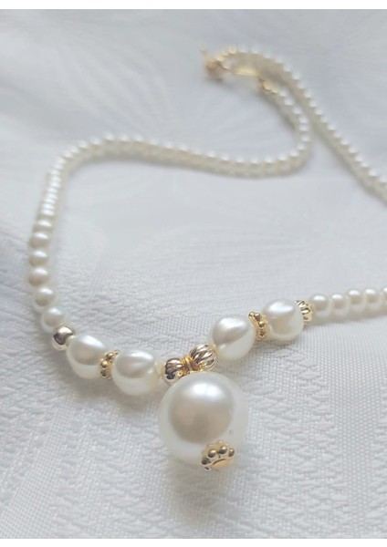 Özel Tasarım Inci Uçlu Kolye fırsatları