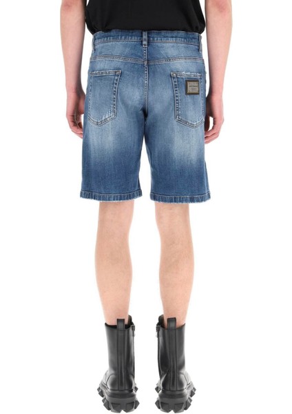 Dolce&gabbana Regular Fit Erkek Kot Sort GWNXADG8ET4