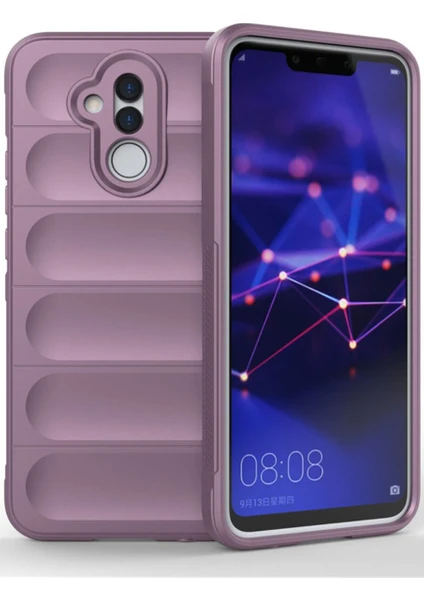 MTK Moveteck Huawei Mate 20 Lite Kılıf Mat Hisli Kamera Korumalı Renkli Silikon