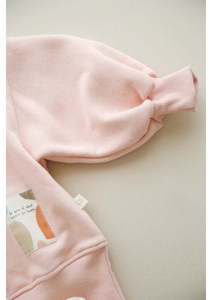 Balıkçı Yaka Oversize Polarlı Sweatshirt 1-5 Yaş