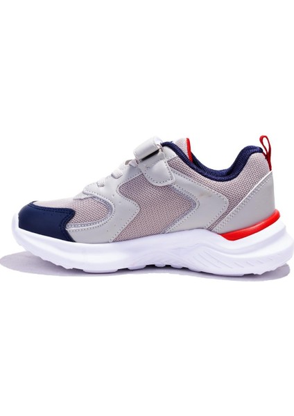Gri Kırmızı 1425 Ortopedik Günlük Erkek Çocuk Spor Ayakkabı modelleri