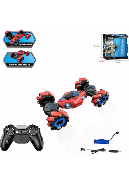 Kumandalı Şarjlı Işıklı 2.4 Ghz Akrobat Araba Fabbatoys fiyatları